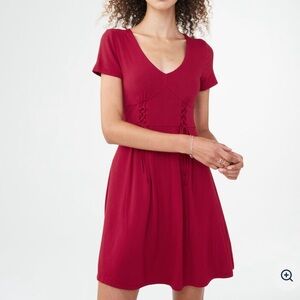 Hollister red dress